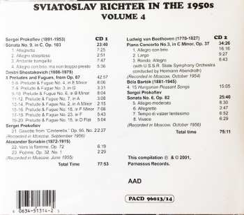 2CD Sergei Prokofiev: Sviatoslav Richter In The 1950s - 4