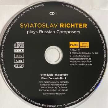 13CD/Doos Sviatoslav Richter: Sviatoslav Richter Plays Russian Composers