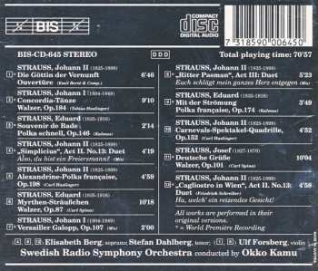 CD Sveriges Radios Symfoniorkester: Sträuße Aus Wien - Strauss Family Rarities