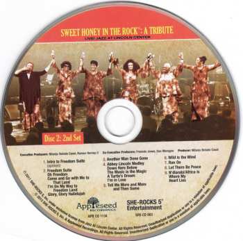 2CD Sweet Honey In The Rock: A Tribute: Live! Jazz At Lincoln Center