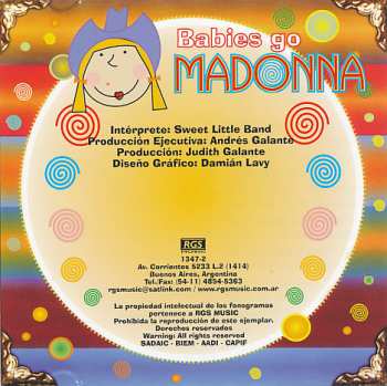 CD Sweet Little Band: Babies Go Madonna