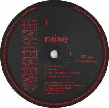 LP Swervedriver: Raise LTD | NUM | CLR