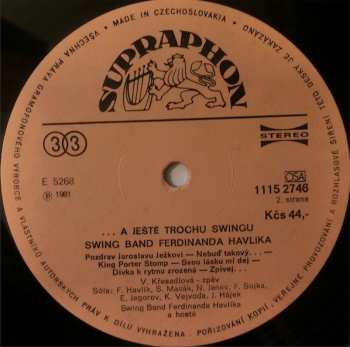 LP Swing Band Ferdinanda Havlíka: ...A Ještě Trochu Swingu