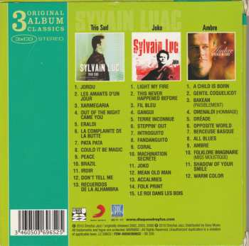 3CD/Doos Sylvain Luc: 3 Original Album Classics