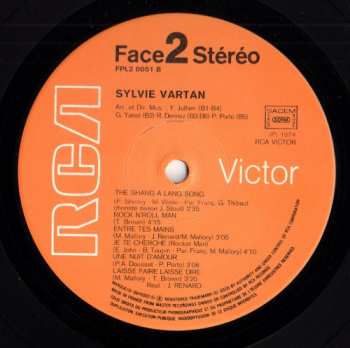 LP Sylvie Vartan: Shang Shang A Lang