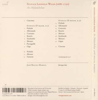 CD Sylvius Leopold Weiss: Ars Melancholiae