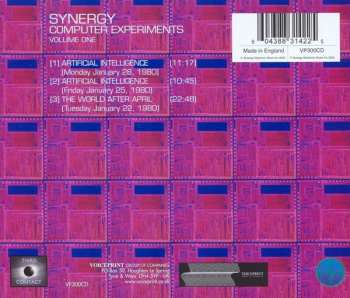 CD Synergy: Computer Experiments Volume One