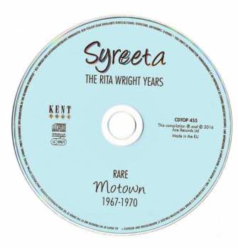 CD Syreeta: The Rita Wright Years (Rare Motown 1967-1970)