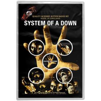 Merch System Of A Down: Set Badges Hand