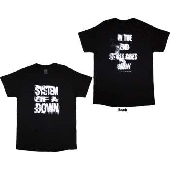 Merch System Of A Down: System Of A Down Unisex T-shirt: All Goes Away (black) (back Print) (small) S