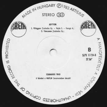 LP György Szabados: Adyton