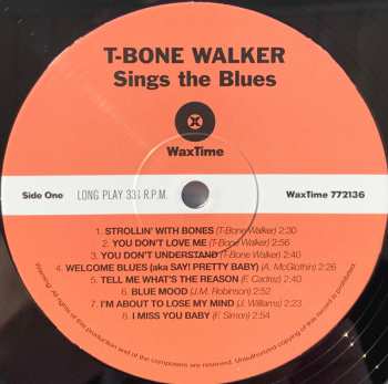 LP T-Bone Walker: Sings The Blues