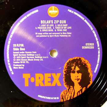 LP T. Rex: Bolan's Zip Gun