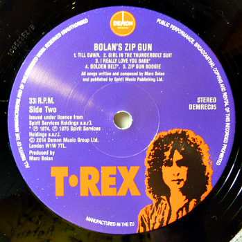 LP T. Rex: Bolan's Zip Gun