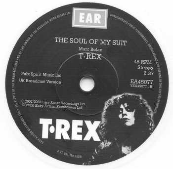 SP T. Rex: Dandy In The Underworld / The Soul Of My Suit CLR