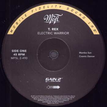 2LP T. Rex: Electric Warrior NUM | LTD