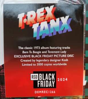 LP T. Rex: Tanx PIC | LTD