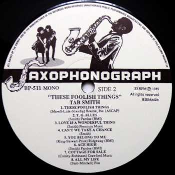 LP Tab Smith: These Foolish Things