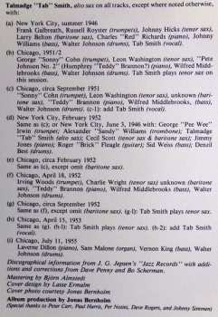 LP Tab Smith: These Foolish Things