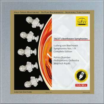 9LP/Doos Ludwig van Beethoven: TACET's Beethoven Symphonies (Symphonies Nos. 1-9 Complete Edition) LTD | NUM