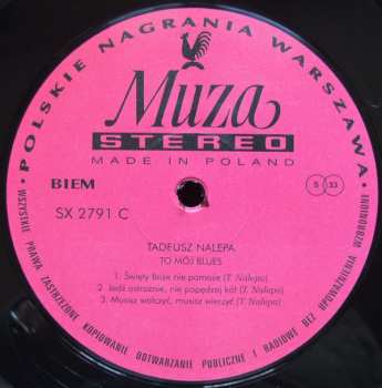 2LP Tadeusz Nalepa: To Mój Blues