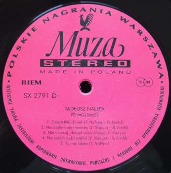 2LP Tadeusz Nalepa: To Mój Blues