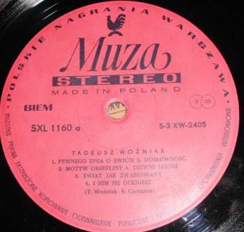 LP Tadeusz Woźniak: Tadeusz Woźniak