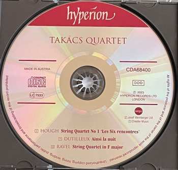 CD Takács Quartet: Hough, Dutilleux & Ravel String Quartets