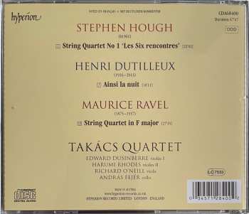 CD Takács Quartet: Hough, Dutilleux & Ravel String Quartets