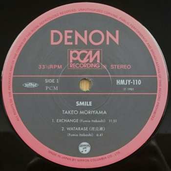 LP Takeo Moriyama: Smile