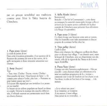 CD Takiy Huayna: Mink'a (Chants De La Terre Et De La Jeunesse)