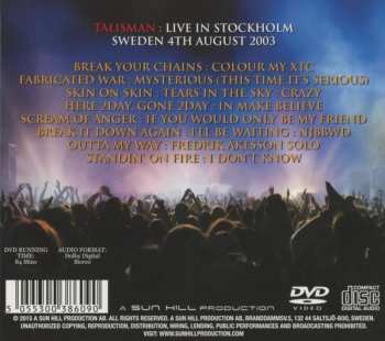 CD/DVD Talisman: Live in Stockholm  DIGI