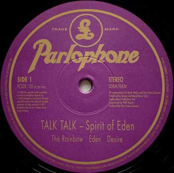 LP/DVD Talk Talk: Spirit Of Eden