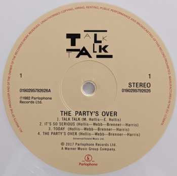 LP Talk Talk: The Party's Over CLR