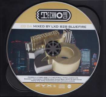 4CD Talla 2XLC: 25 Years Technoclub Compilation - Anniversary Edition