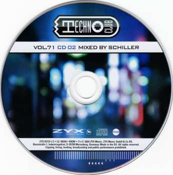 2CD/Doos Schiller: Techno Club Vol.71 LTD