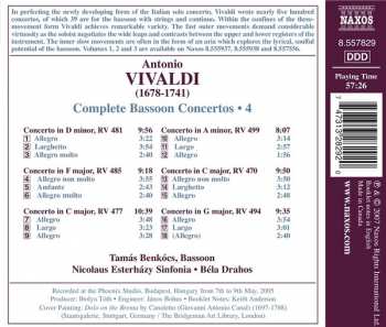 CD Nicolaus Esterházy Sinfonia: VIvaldi Bassoon Concertos * 4