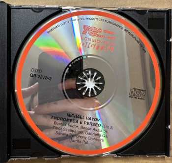 2CD Tamás Pál: Michael Haydn: Andromeda E Perseo