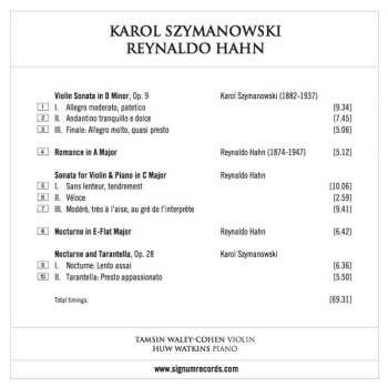 CD Karol Szymanowski: Works For Violin & Piano