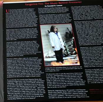 LP Tangerine Dream: Firestarter (Music From The Original Motion Picture Soundtrack) CLR