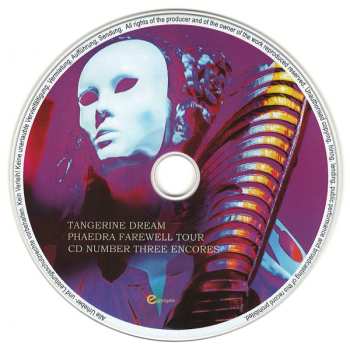 3CD Tangerine Dream: Phaedra Farewell Tour 2014 (The Concerts)