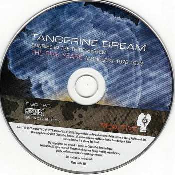 2CD Tangerine Dream: Sunrise In The Third System (The Pink Years Anthology 1970-1973)