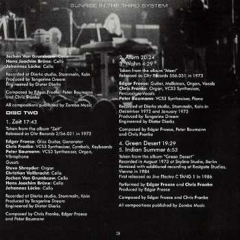 2CD Tangerine Dream: Sunrise In The Third System (The Pink Years Anthology 1970-1973)
