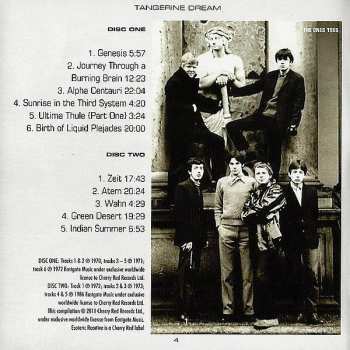 2CD Tangerine Dream: Sunrise In The Third System (The Pink Years Anthology 1970-1973)