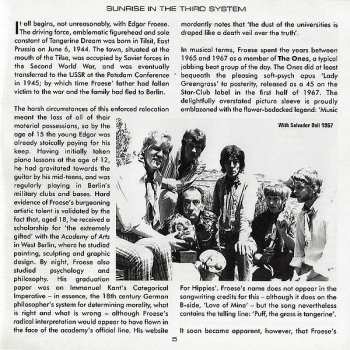 2CD Tangerine Dream: Sunrise In The Third System (The Pink Years Anthology 1970-1973)
