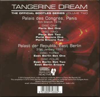 4CD/Doos Tangerine Dream: The Official Bootleg Series Volume Two