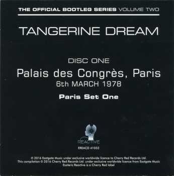 4CD/Doos Tangerine Dream: The Official Bootleg Series Volume Two