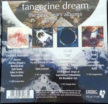 4CD/Doos Tangerine Dream: The Pink Years Albums 1970-1973