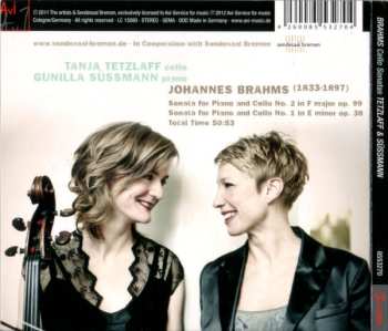 CD Johannes Brahms: Cello Sonatas