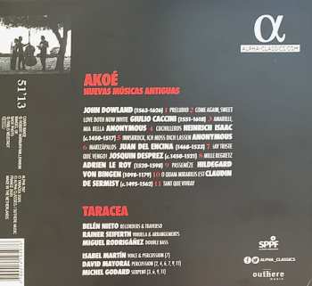 CD Taracea: Akoé: Nuevas Músicas Antiguas